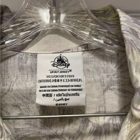Disneyland Resort Spirit Jersey Shirt Jacket Tropical Palm Button Down Shacket S - Picture 7 of 7